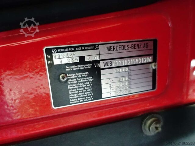 Firefighting group vehicle LF16/12 MERCEDES-BENZ 1124 AF