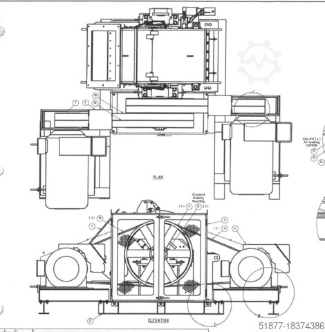 Entrindungs- und Hackmaschine Brunette 