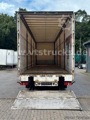 Open semitrailer with tarp  Wiese SA-3-36CS Pritsche+Plane mit Ladebordwand