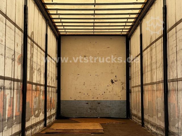 Open semitrailer with tarp  Wiese SA-3-36CS Pritsche+Plane mit Ladebordwand