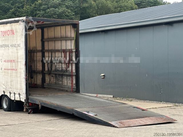 Tieflader-Sattelauflieger  Wiese SA 36 CS-S Tieflader-Auflieger Plane,Rampe