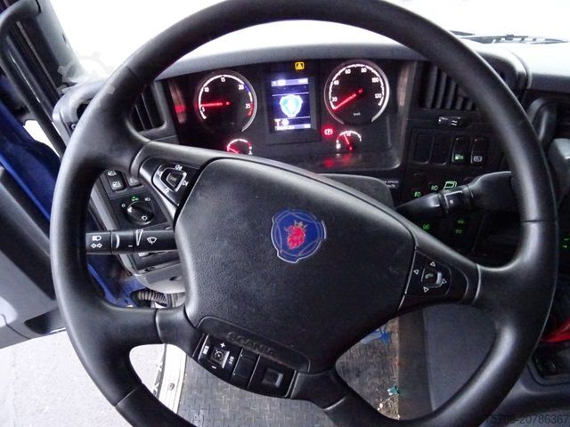 Box truck SCANIA P 320*7,3m Schwenkwand*Lift/Lenk*LBW*2x AHK*Diff