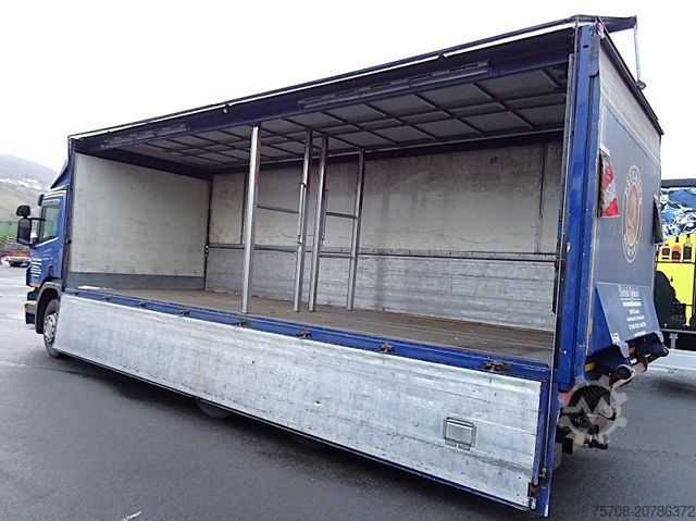 Beverage truck SCANIA P 320*7,3m Schwenkwand*Lift/Lenk*LBW*2x AHK*Diff