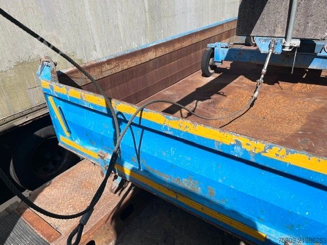 Three-way tipper trailer MEILLER Meiller Kipper Aufbau Länge 4,70 m