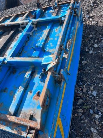 Three-way tipper trailer MEILLER Meiller Kipper Aufbau Länge 4,70 m