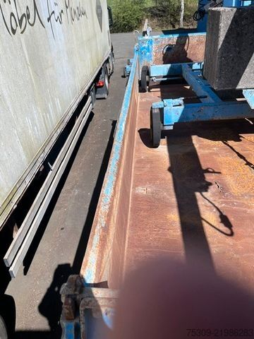 Three-way tipper trailer MEILLER Meiller Kipper Aufbau Länge 4,70 m