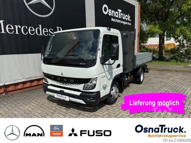 Transporter mit Kipper FUSO 3C15 Hinterkipper+Box Klima,AHK 3,5t,Diff.-Sp,
