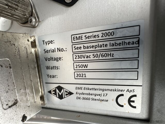 EME Automator labelling machine for bottom EME Automator