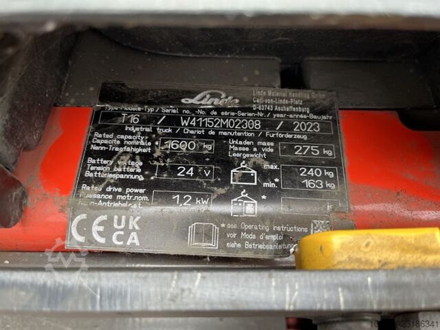 Electric Pallet Truck Linde T16