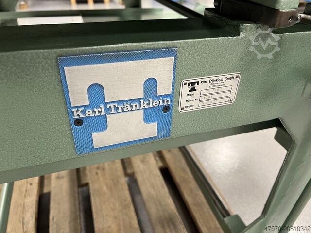 Buchbindereimaschine Karl Tranklein PS1200 Bookbinding Shears