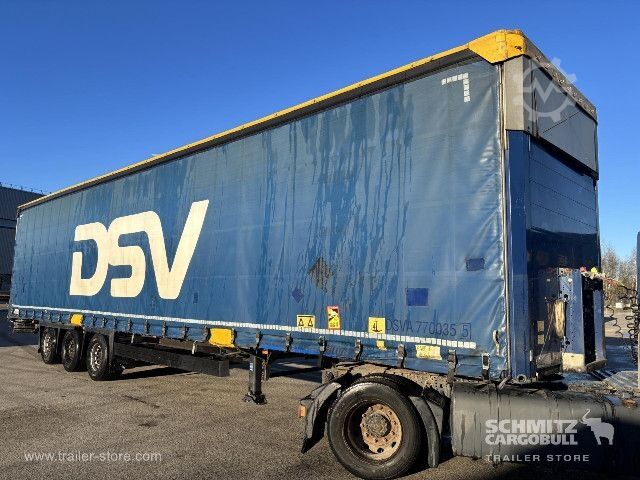 Auflieger mit Pritsche & Plane Schmitz Cargobull Semitrailer Curtainsider Mega
