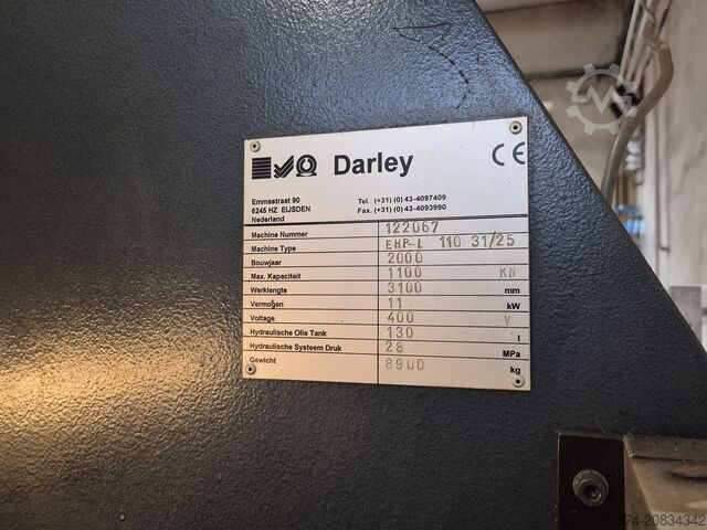 Durchlaufpresse DARLEY EHP-L 110 31/25