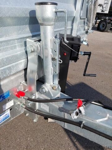 Three-way tipper trailer HUMBAUR HTK185524 TANDEM 3-SEITENKIPPER VERZINKT,