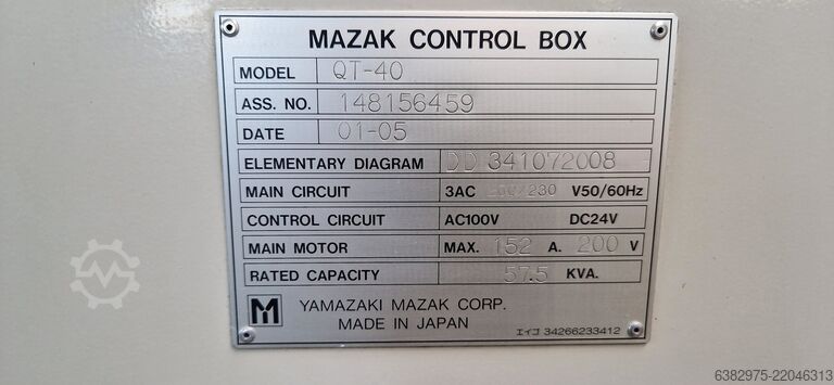 CNC lathe Mazak Quick Turn 40N