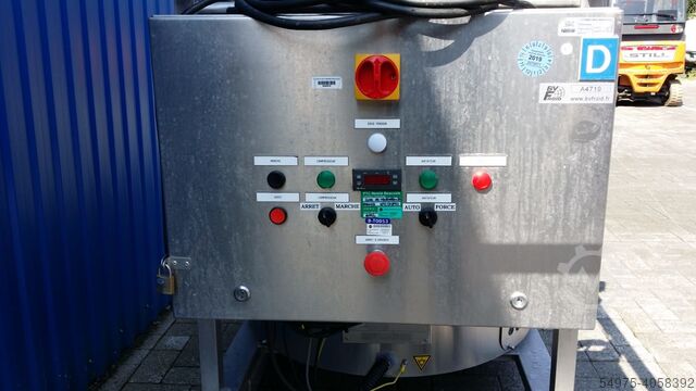 Agitator container coolable stainless steel tank 10353