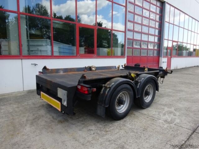 Silo trailer Hueffermann HTM13  13,5 t Tandem- Absetztmulden Anhänger