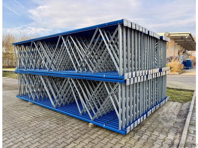 Heavy-duty shelving pallet racks 30,80 lfm Jungheinrich MPB Palettenregal H: 500cm, Fachlast: 2100 kg