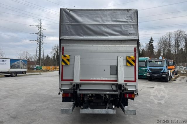Flatbed truck with tarp MAN TGS 18.440 4x2