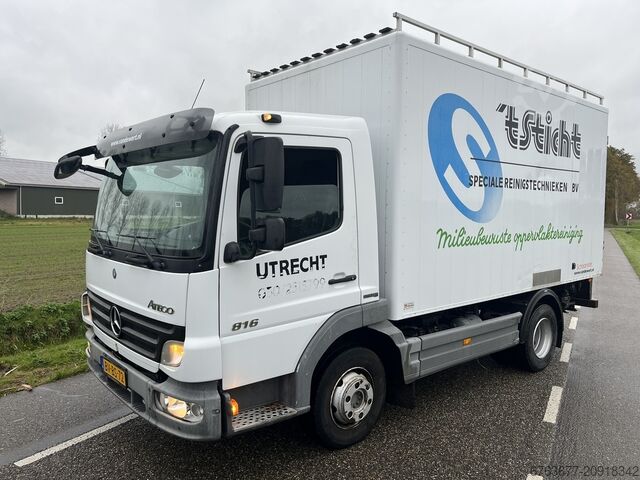Mercedes-Benz Atego 816 bakwagen 2x hogedruk heet water pompen WATERKRACHT FOCS DIESEL 2008 APK 7-23 MERCEDES-BENZ Atego 816  bakwagen 2x hogedruk heet water pompen WATERKRACHT FOCS DIESEL 2008
