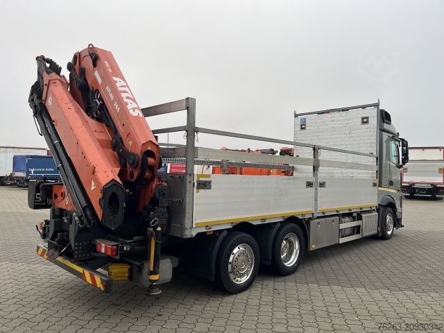 Flatbed truck MERCEDES-BENZ Actros 2545 6x2 Effer - Atlas 265-A6 / Lenk- Lif