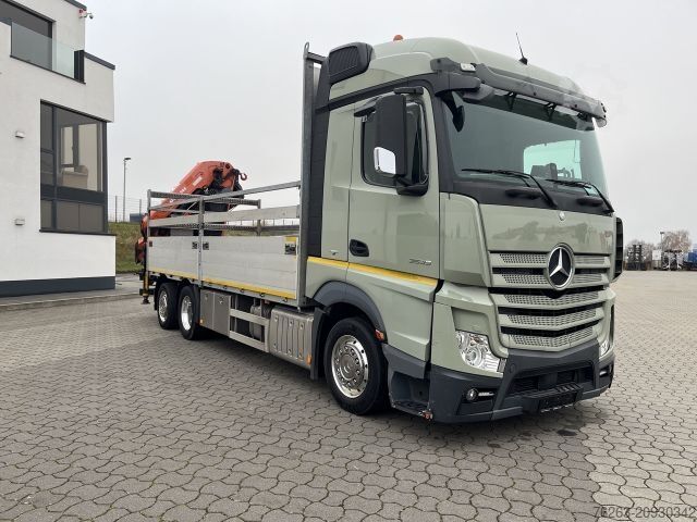 Flatbed truck MERCEDES-BENZ Actros 2545 6x2 Effer - Atlas 265-A6 / Lenk- Lif