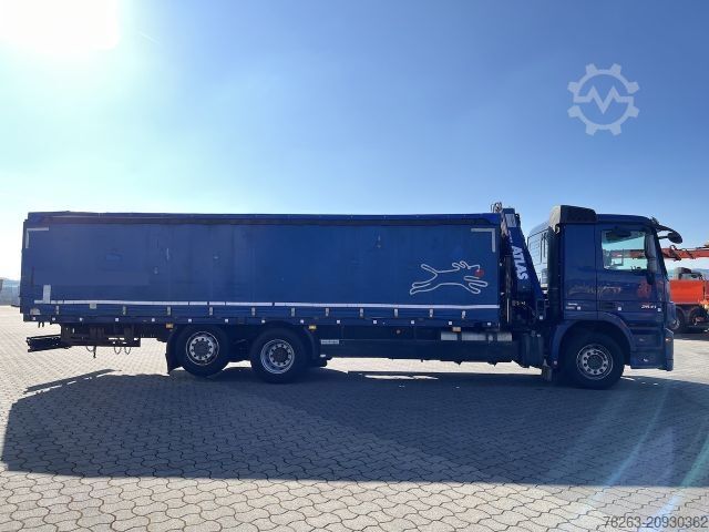 Flatbed truck MERCEDES-BENZ 2541 6x2 Atlas 135.2E Pritsche 8,20 m