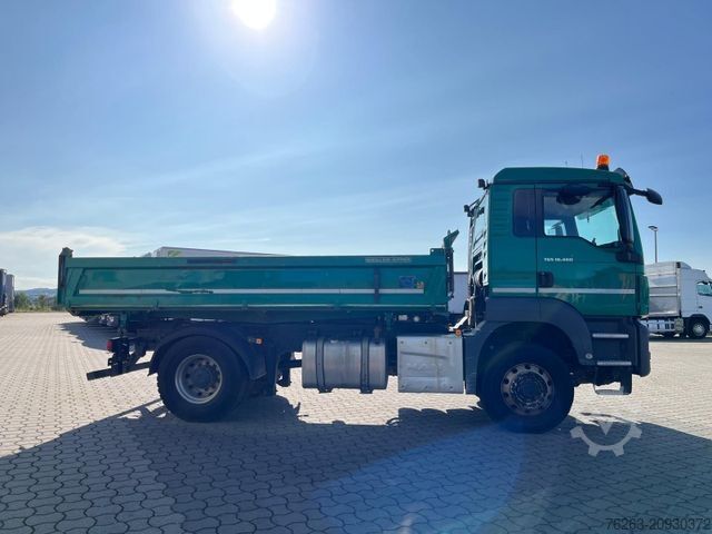 Tipper truck MAN TGS 18.460 4X4 H BL Kipper