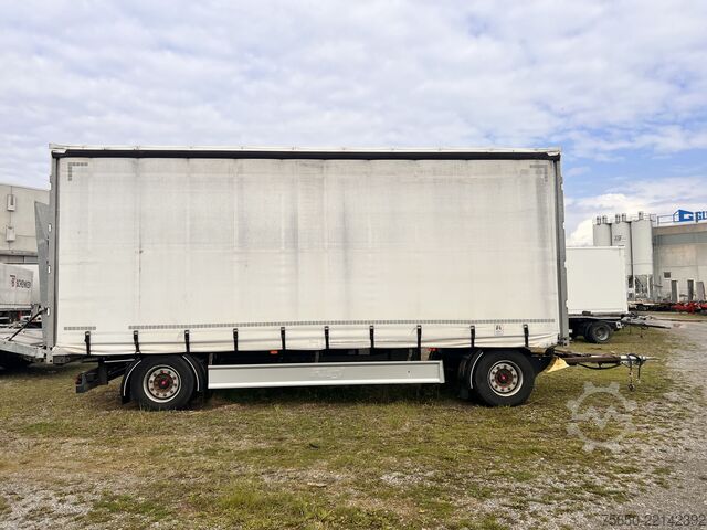 Open trailer with tarp Fliegl ZPS180  2 Achs Jumbo- Planen, Mega, durchladbar