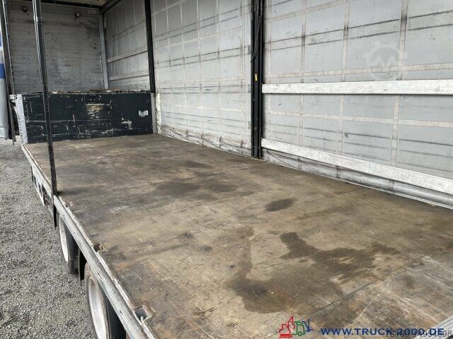 Low loader semitrailer Meusburger Spezialtieflader Geschlossen Stapler-Maschinen