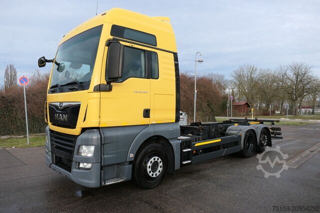 Swap body truck man TGX 26.420 6x2 KLIMA AHK Lenkachse