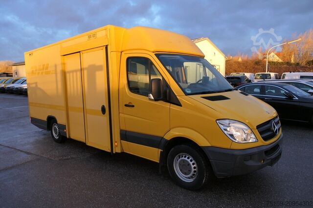Box van mercedes-benz SPRINTER 310 CDI MAXI EURO-5 KOFFER REGALE KAMERA DURCHGANG