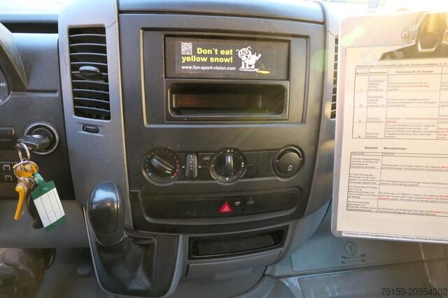 Box van mercedes-benz SPRINTER 310 CDI MAXI EURO-5 KOFFER REGALE KAMERA DURCHGANG