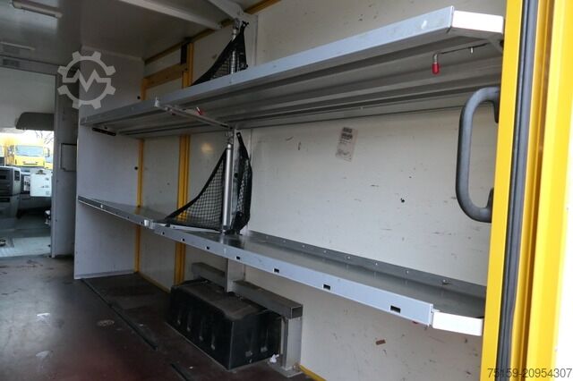 Box van mercedes-benz SPRINTER 310 CDI MAXI EURO-5 KOFFER REGALE KAMERA DURCHGANG