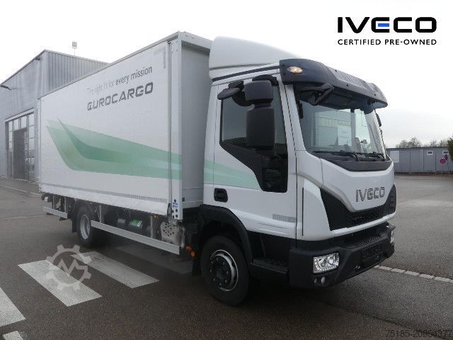 Flatbed truck with tarp IVECO ML120EL25/P CNG