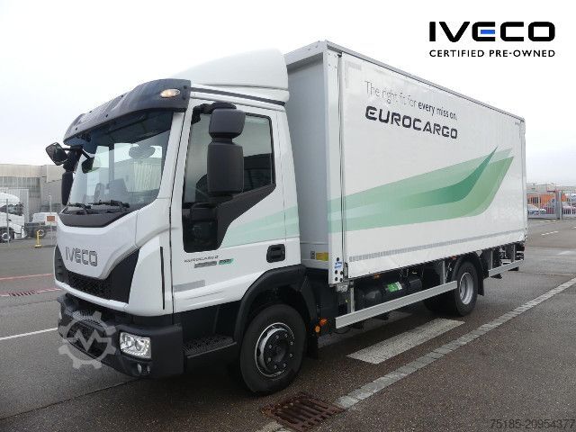 Flatbed truck with tarp IVECO ML120EL25/P CNG