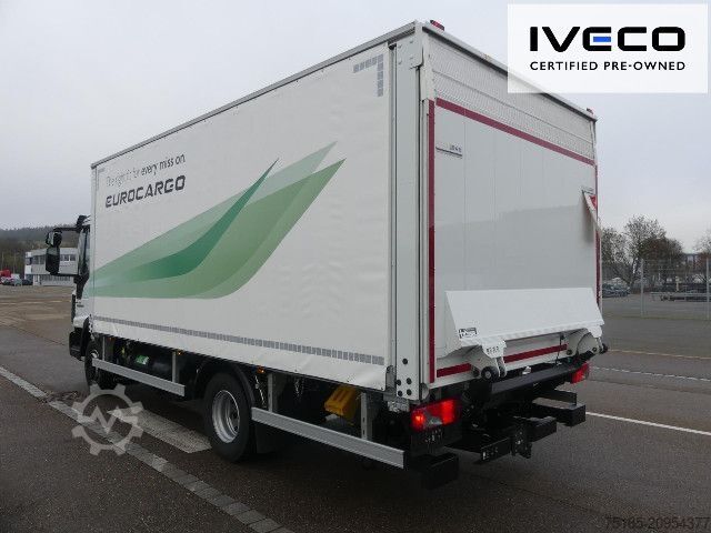 Flatbed truck with tarp IVECO ML120EL25/P CNG