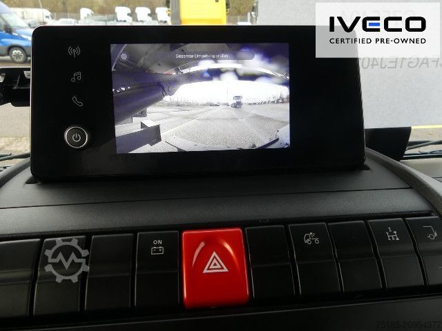 Flatbed truck with tarp IVECO ML120EL25/P CNG