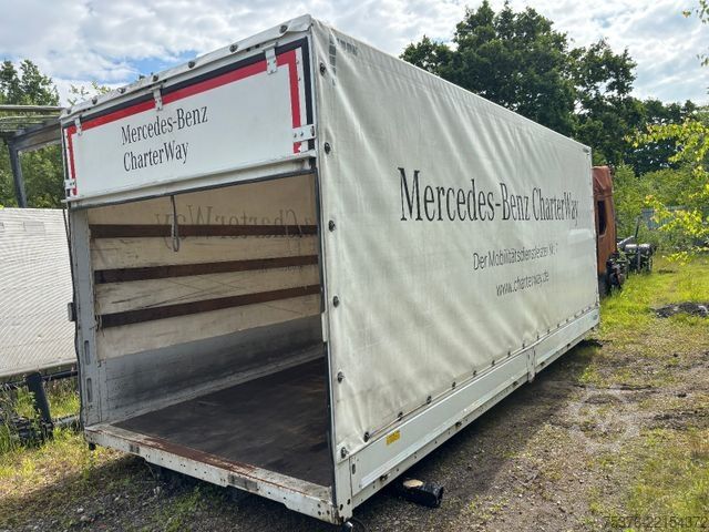 Flatbed truck with tarp  Atego Saxas Plane Aufbau