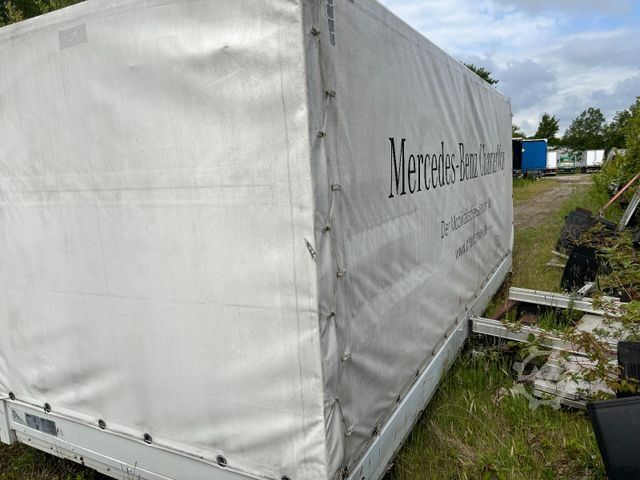 Flatbed truck with tarp  Atego Saxas Plane Aufbau
