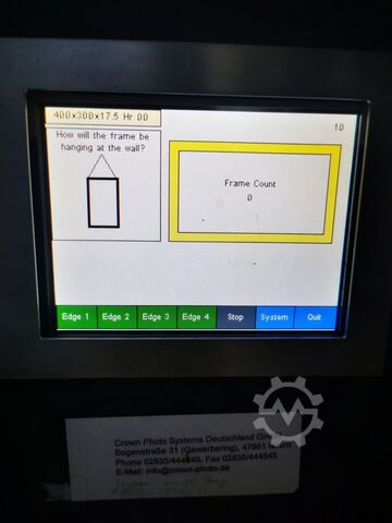 Halbautomatisches Spannen von Leinwänden ISAG Imaging Solutions AG EasyFrame