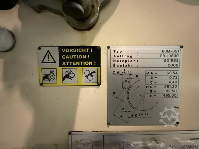Becherdruckmaschine - 8 (7) Farben POLYTYPE BDM 691