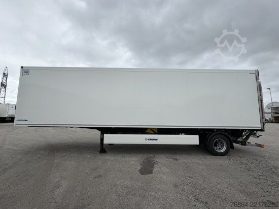 Low loader semitrailer KRONE SE CITY KüHLER, CARRIER 1550, 1-ACHSAUFLIEGER MIT HEBEBüHNE