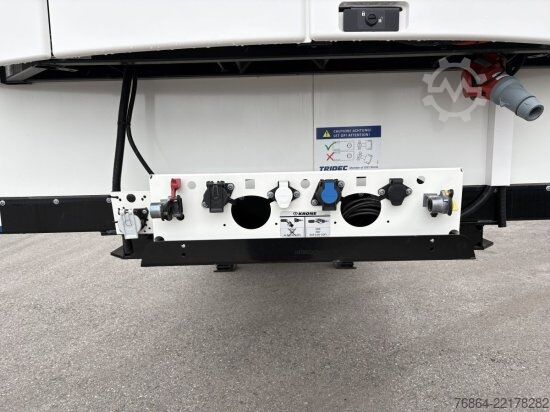 Low loader semitrailer KRONE SE CITY KüHLER, CARRIER 1550, 1-ACHSAUFLIEGER MIT HEBEBüHNE