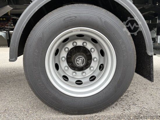 Low loader semitrailer KRONE SE CITY KüHLER, CARRIER 1550, 1-ACHSAUFLIEGER MIT HEBEBüHNE