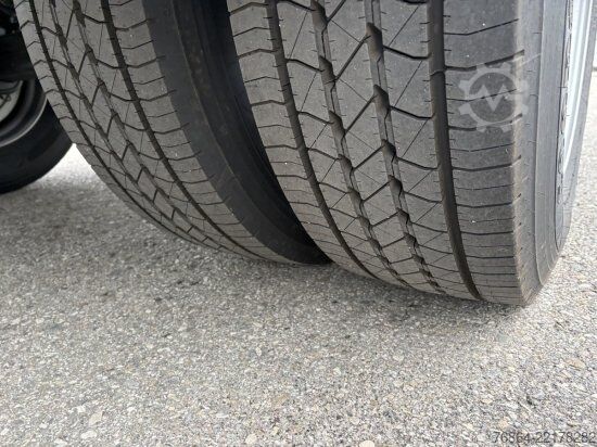 Low loader semitrailer KRONE SE CITY KüHLER, CARRIER 1550, 1-ACHSAUFLIEGER MIT HEBEBüHNE