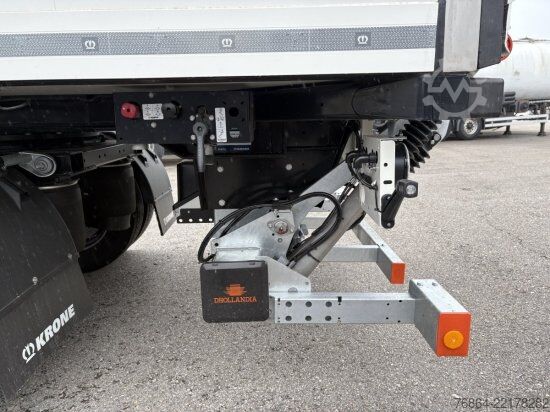 Low loader semitrailer KRONE SE CITY KüHLER, CARRIER 1550, 1-ACHSAUFLIEGER MIT HEBEBüHNE