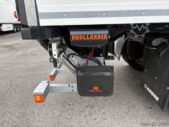 Low loader semitrailer KRONE SE CITY KüHLER, CARRIER 1550, 1-ACHSAUFLIEGER MIT HEBEBüHNE