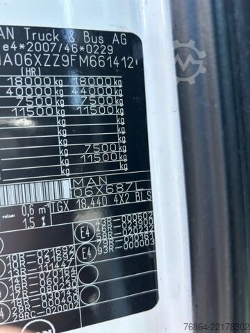 Standard tractor unit MAN TGX 18.440 4X2 EURO 6, RETARDER