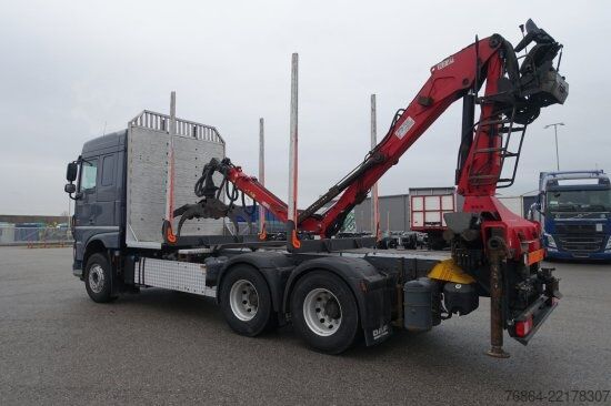 Logging truck DAF XF 510 MIT PENZ LADEKRAN 15Z8.70 INKL. HOLZGREIFER 6X4