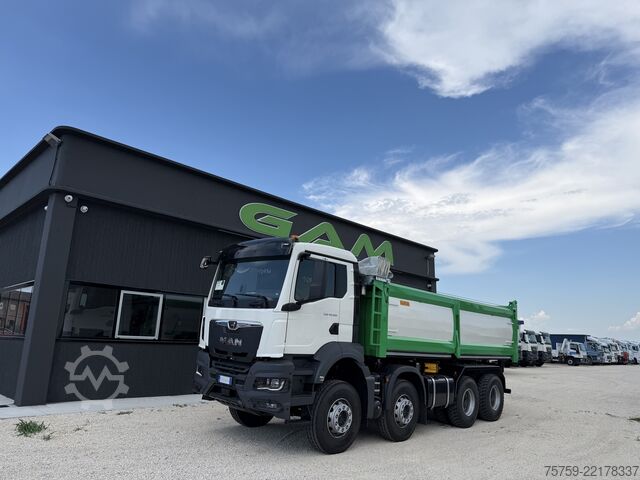 Three-sided tipper truck MAN TGS 41.520 40Ton 8x4 Euro6 KIPPER 18cbm